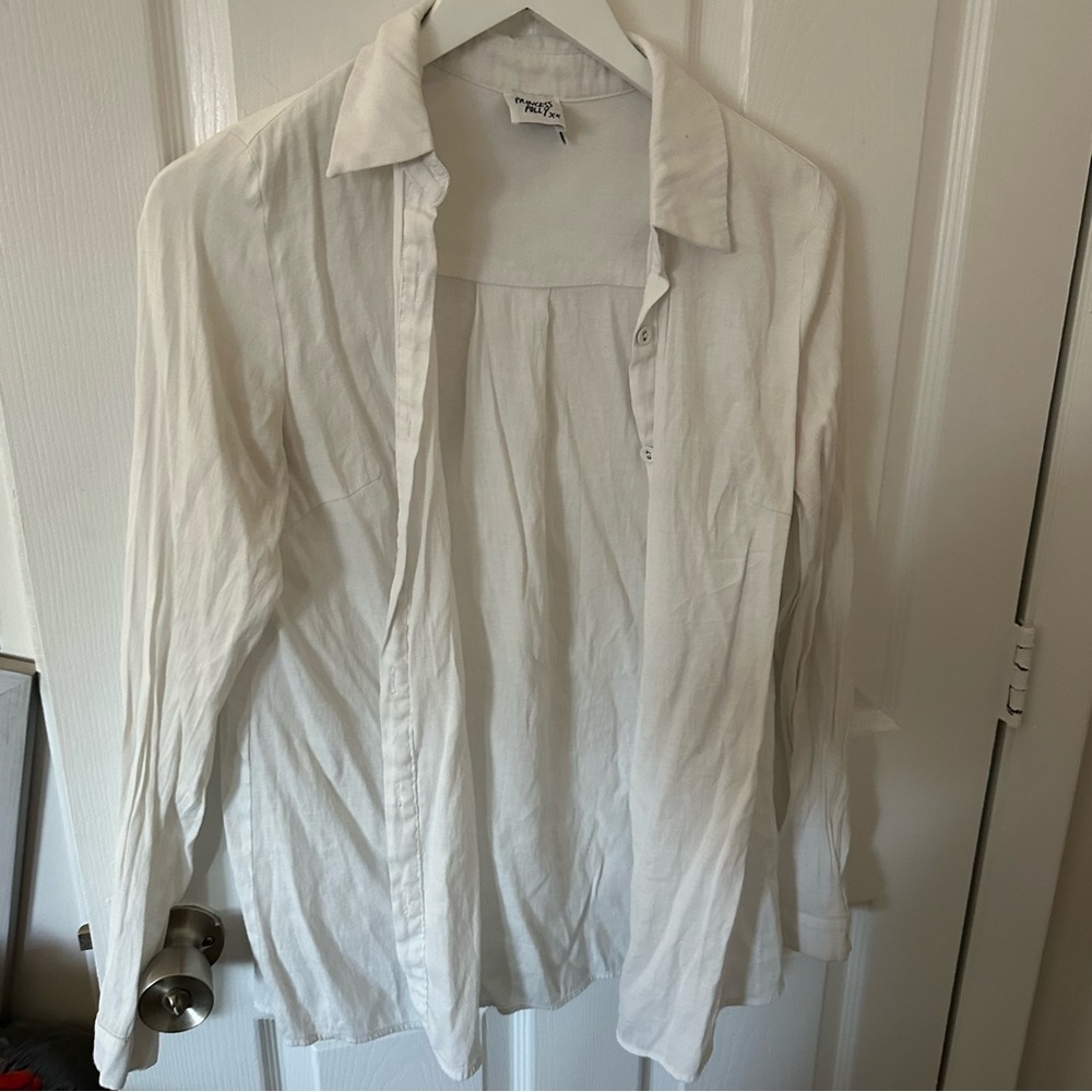 White Button-Up Shirt